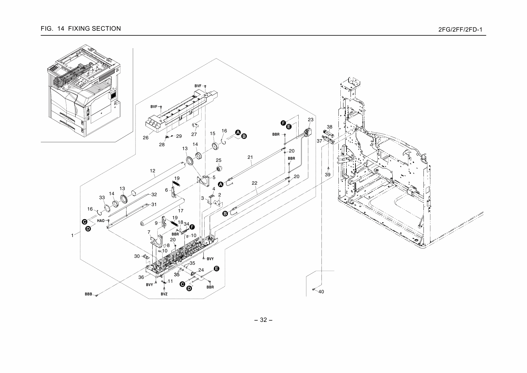 KYOCERA Copier KM-3035 4035 5035 Parts Manual-2